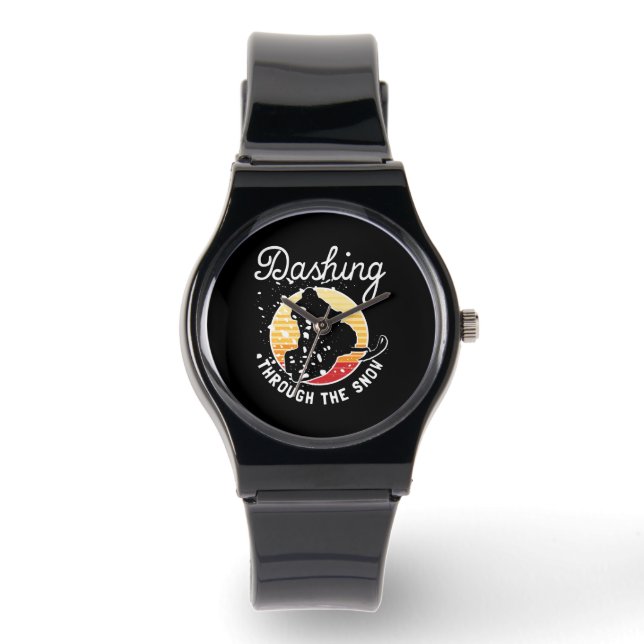 Snowmobiling - Dashing Through The Snow Watch (Front)