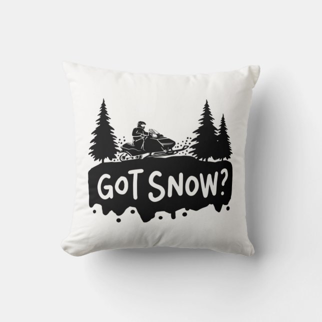 Snowmobiling - Got Snow Cushion (Front)