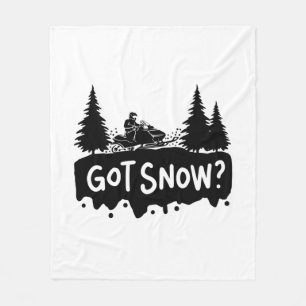 Snowmobiling - Got Snow Fleece Blanket