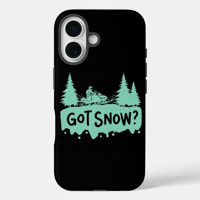 Snowmobiling - Got Snow Funny Snowmobiling Case-Mate iPhone Case (Back)