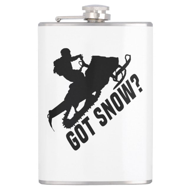 Snowmobiling - Got Snow Snowmobile Gifts Hip Flask (Front)