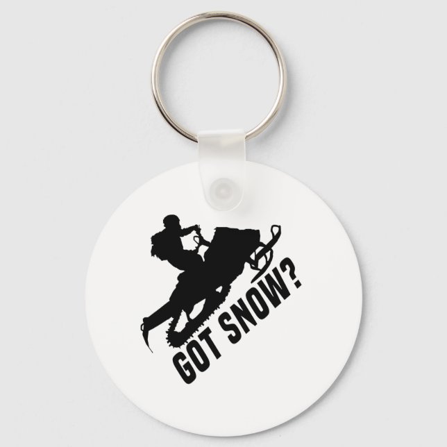 Snowmobiling - Got Snow Snowmobile Gifts Key Ring (Front)