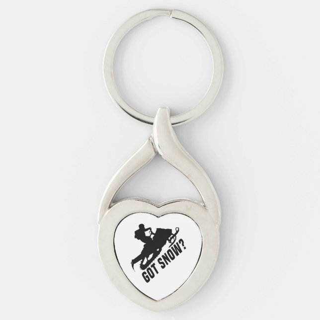 Snowmobiling - Got Snow Snowmobile Gifts Key Ring (Front)