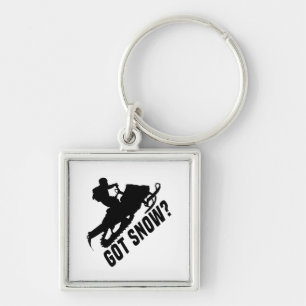 Snowmobiling Key Ring