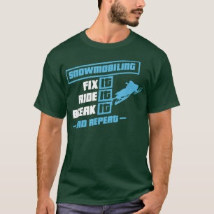 Snowmobiling Snow Mobile Snow Cat  T-Shirt