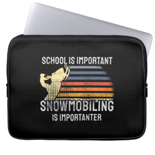 Snowmobiling Snowmobile Laptop Sleeve