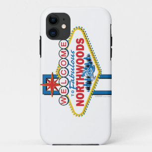 Snowmobiling/Welcome to the Fabulous Northwoods iPhone 11 Case