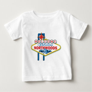 Snowmobiling/Welcome to the Northwoods Baby T-Shirt