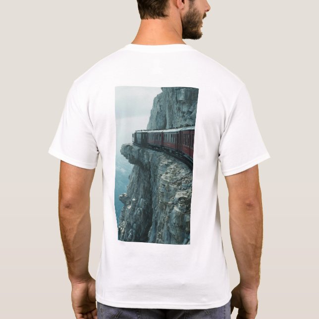 Snowpiercer Train Edge Design T-Shirt (Back)