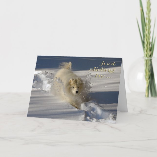 Snowplow Birthday Card (Front)