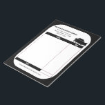 Snowplowing Snow Plough Business Receipt Invoice Notepad<br><div class="desc">This custom printed receipt note pad or invoice form is perfect for your snowplowing business. It features a professional black and white colour scheme with an illustration of a pickup truck with a plough. Use the template fields to personalise this pad with your business name, address and phone number as...</div>