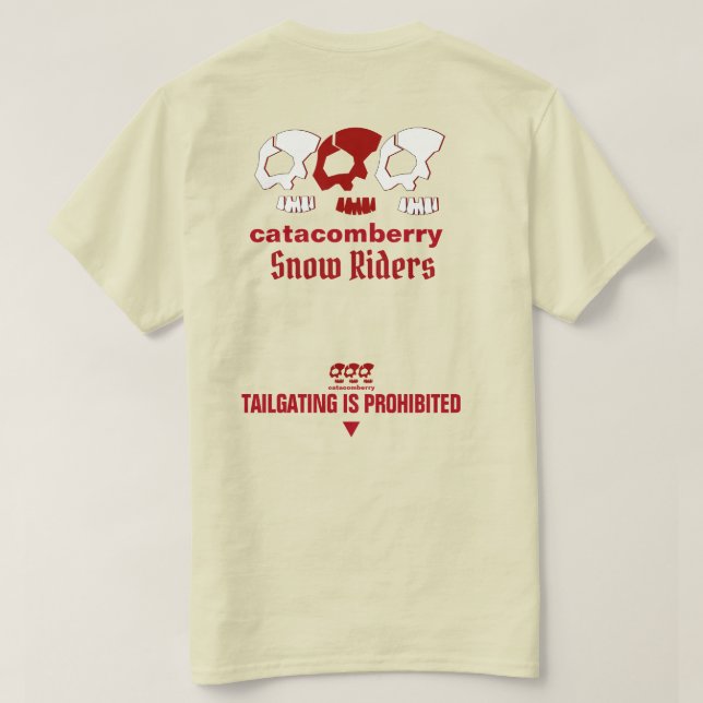 SNOWRIDERS BY CATCOMBERRY T-Shirt (Design Back)