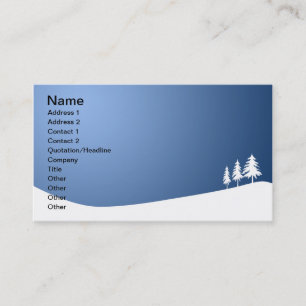 Snowscene Business Card