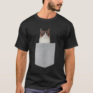 Snowshoe Cat In Your Pocket For Christmas T-Shirt