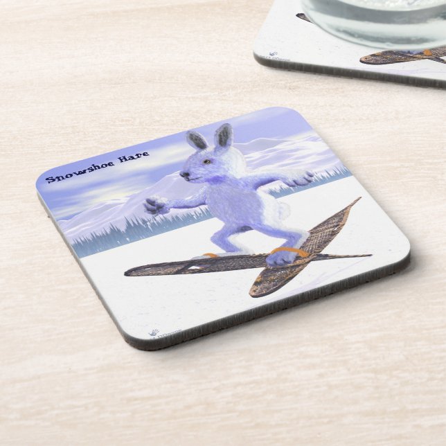 Snowshoe Hare Coaster (Left Side)