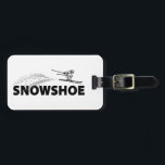 Snowshoe Mountain West Virginia Ski Jumper Luggage Tag<br><div class="desc">Located in beautiful eastern West Virginia,  Snowshoe Mountain has tons of terrain and gets lots of snow. This cool design is a skier jumping over the name of the resort in bold text.</div>