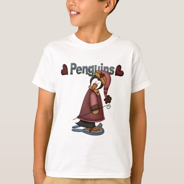 Snowshoe Penguin T-shirts and Gifts (Front)