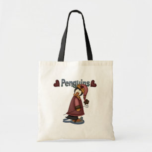 Snowshoe Penguin T-shirts and Gifts Tote Bag