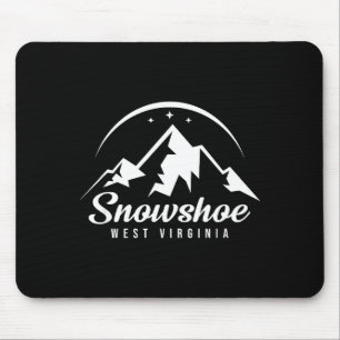 Snowshoe west virginia ski resort skiing mouse pad
