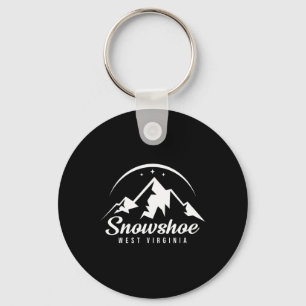 Snowshoe West Virginia Ski Resort Skiing Snowboard Key Ring