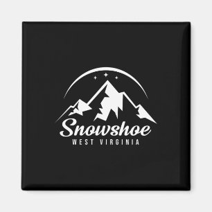 Snowshoe West Virginia Ski Resort Skiing Snowboard Magnet