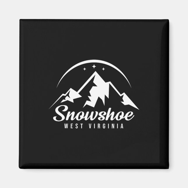 Snowshoe West Virginia Ski Resort Skiing Snowboard Magnet (Front)