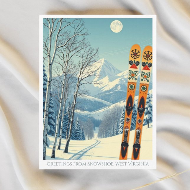 Snowshoe West Virginia USA ski vacation Postcard (Creator Uploaded)