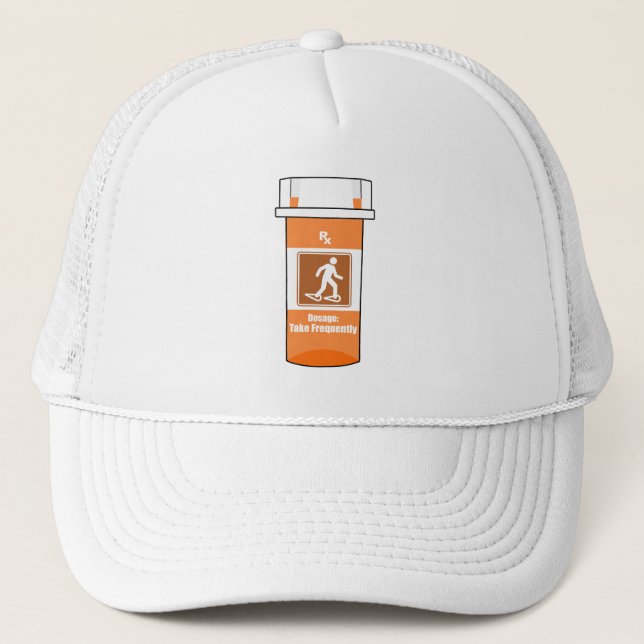 Snowshoeing Is My Drug Trucker Hat (Front)