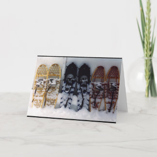 Snowshoes Card