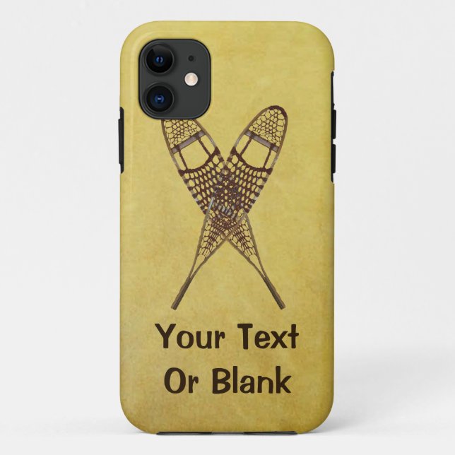 Snowshoes Case-Mate iPhone Case (Back)