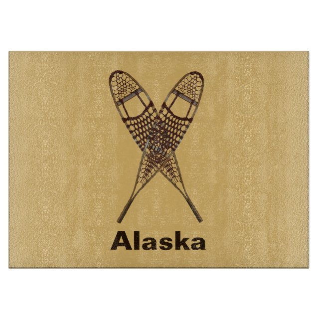 Snowshoes Cutting Board (Front)