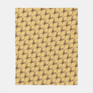 Snowshoes Fleece Blanket