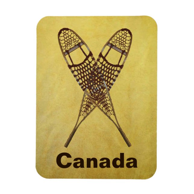 Snowshoes Magnet (Vertical)