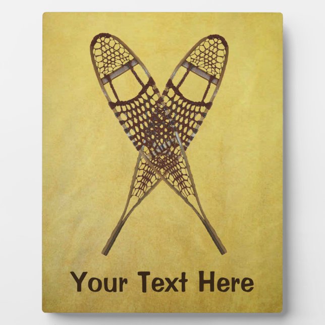 Snowshoes Plaque (Front)