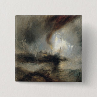 Snowstorm 15 Cm Square Badge