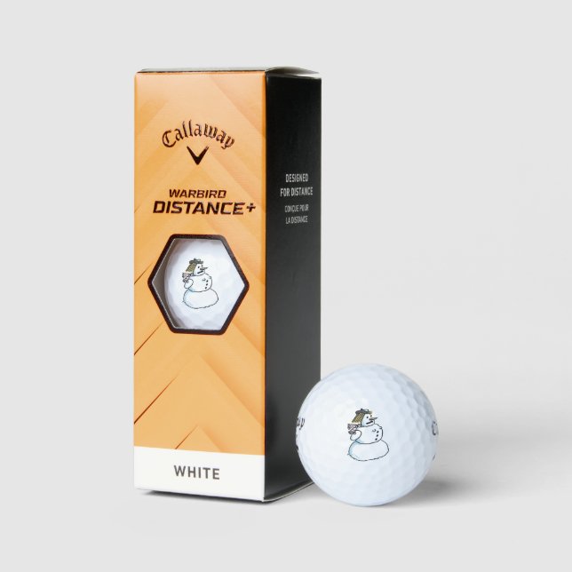 Snowwoman Callaway Warbird golf balls 3 pk (Packaging)