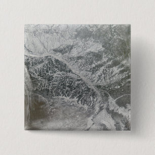 Snowy and hazy central Russia showing the Ob Ri 15 Cm Square Badge