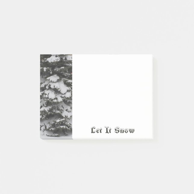 Snowy Branches Post-It® Notes (Front)