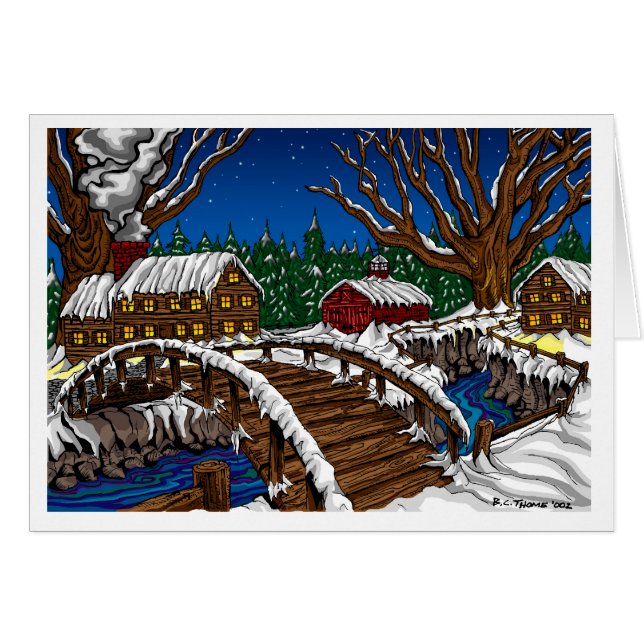 Snowy Bridge (Front Horizontal)