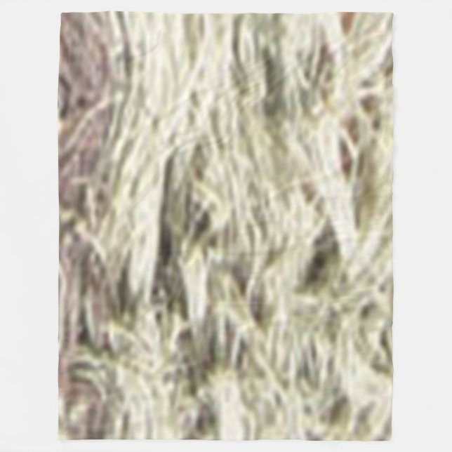 SNOWY CAMO FLEECE BLANKET (Front)