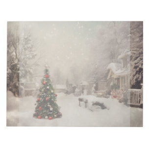 Snowy Christmas Morning Notepad