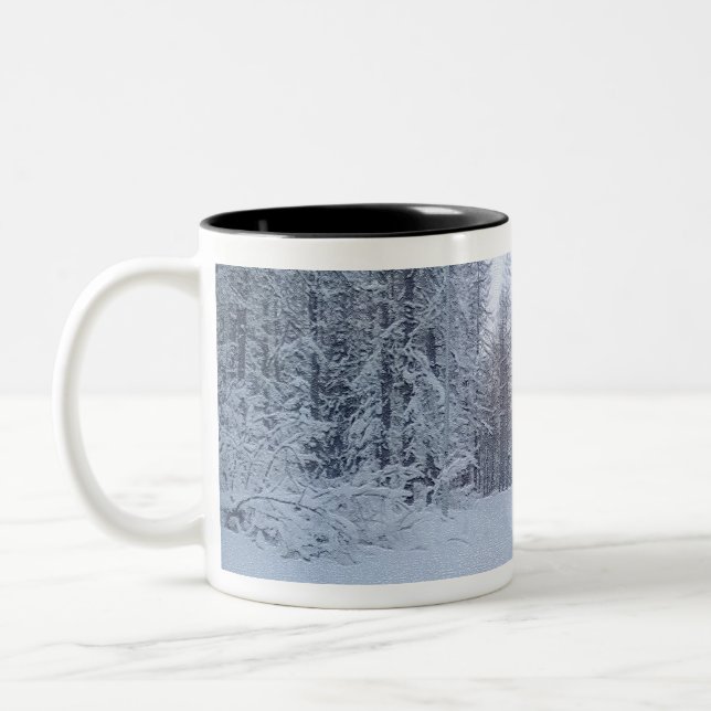 Snowy Christmas Mug (Left)