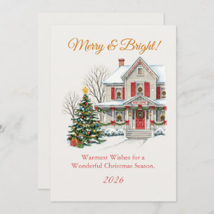 Snowy Christmas scene