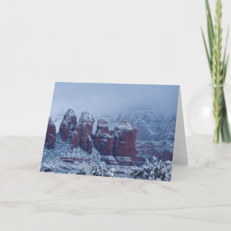 Snowy Coffee Pot Rock Greeting Card 2736