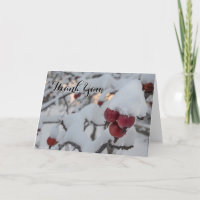 Snowy Crab Apple Thank You