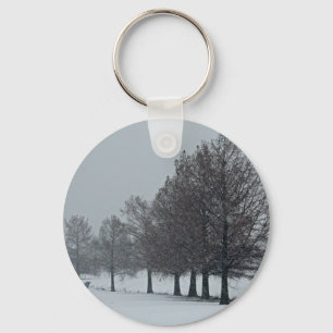 Snowy Cypress keychain