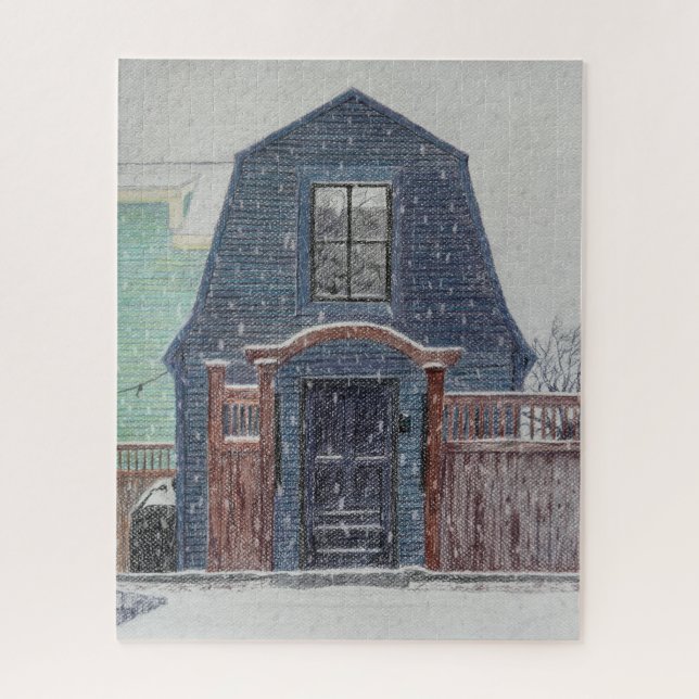 Snowy Day  Jigsaw Puzzle (Vertical)