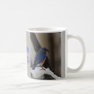 Snowy Eastern Bluebird Mug