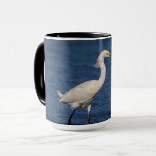 Snowy Egret on North Beach Mug