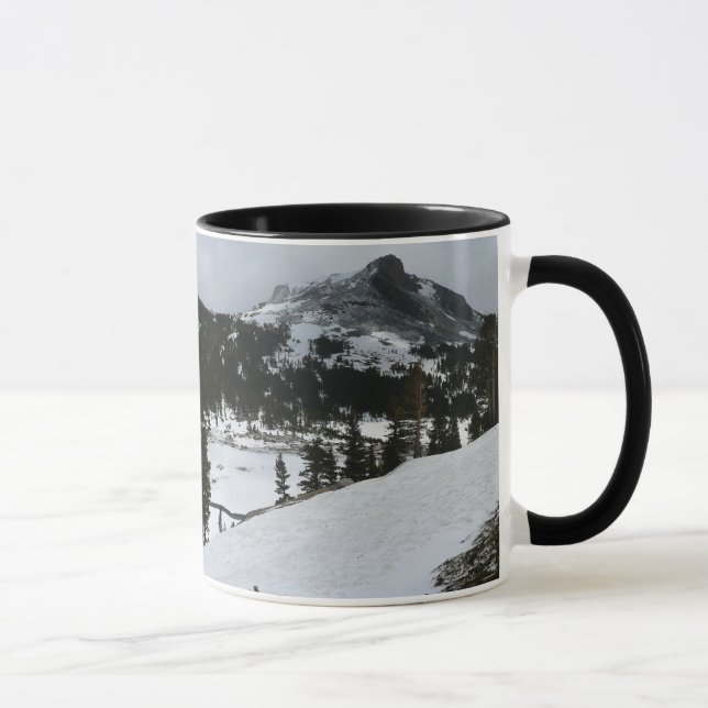 Snowy Ellery Lake California Winter Landscape Mug (Right)